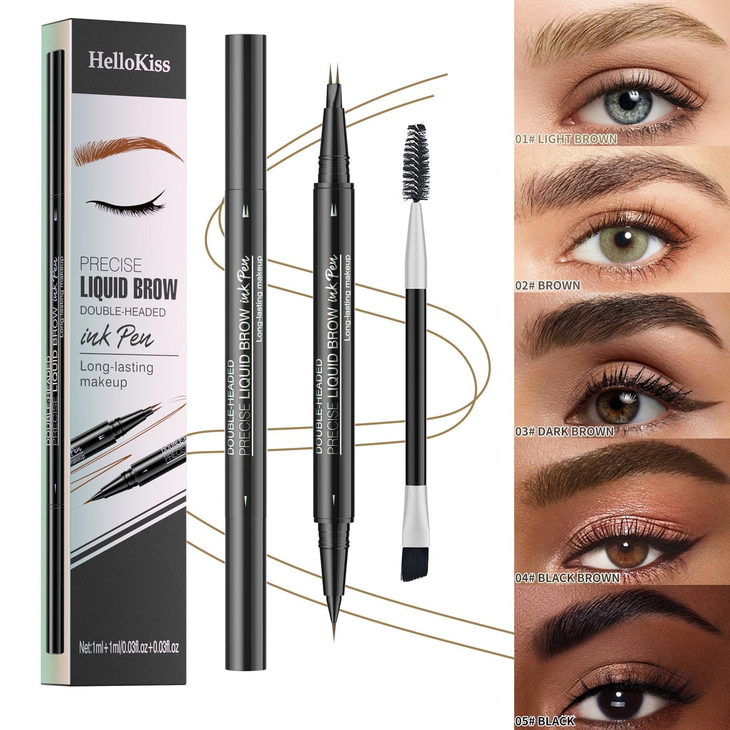 🏆#1 Bestselling🏆2-in-1 Waterproof Eyebrow Pen (Free Shipping)