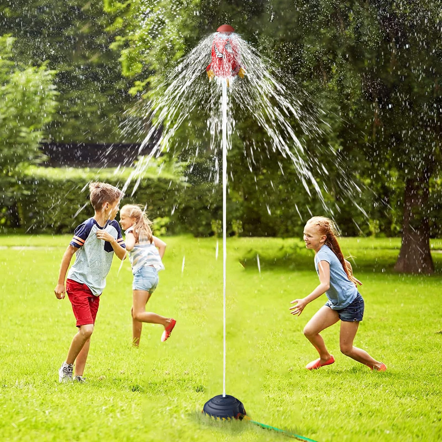 š2025 Hottest Rocket Sprinkler ā Ultimate Summer Water Toy for Kids!