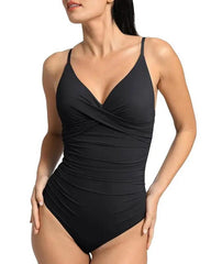 🔥Last Day Special Price £16.98!!💥-👙Ruched Cross-Front Sculpting One-Piece Swimsuit
