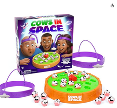 😍2026 NEW SALE-49% OFF😍Cows In Space Board Game, Family Interactive Head Catch Cow Figure Party Game for Kids & Adults