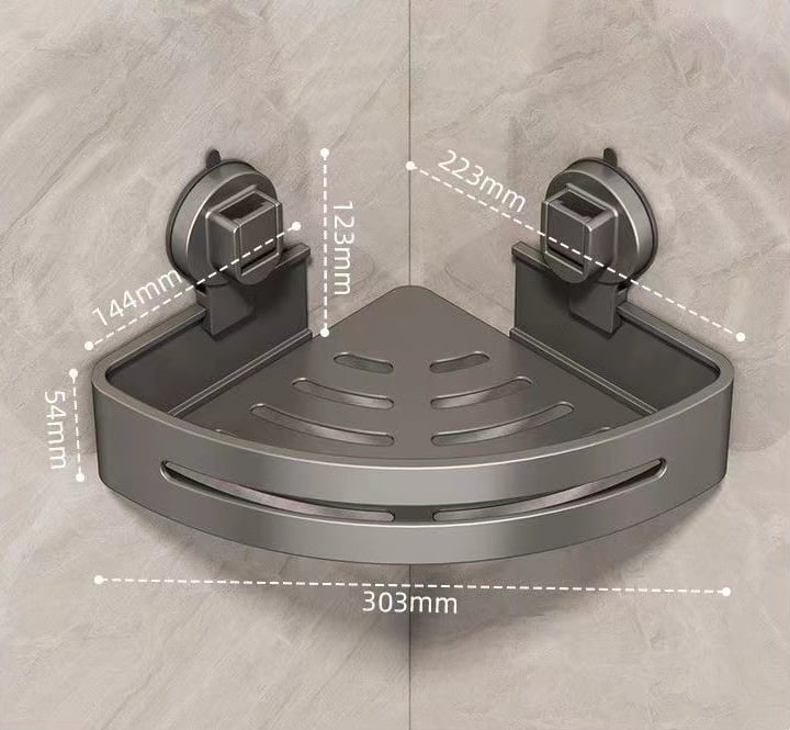 š„BUY 1 GET 1 FREE + Extra complimentary soap rack!!š„Non-damage wall waterproof super load-bearing storage shelf