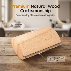 🥳2026 HOT SALE🥳💞50K+ SOLD!🐕🦴50% OFF! Gentle Deshedding Brush – No pulling, no pain. Ergonomic wooden handle. Removes undercoat & dander. Perfect for anxious or sensitive pets. A calm grooming session. 🌿💚