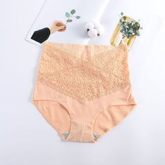 Cotton Lace High Waist Body Shaper Moisture Absorbent Antibacterial Underwear🔥