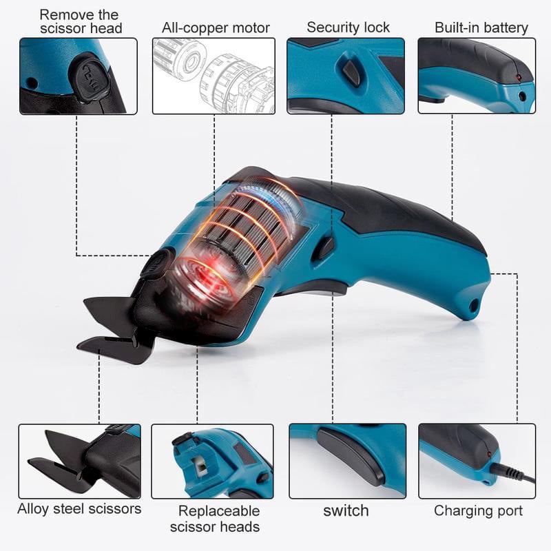 🔥🌟Last Day Promotion 50% OFF🌟🔥Cordless Electric Scissors