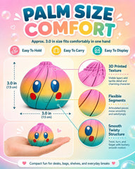 🎁 Hot Sale 50% Off 🦜Dumplings Squishy Rms 3D Printed Dumpling Mystery Box Fidget Toy Mini Blind Surprise Stress Ball Sensory Food Squeeze Novelty Desk Gift Adults Party Favor Classroom Prize Stocking