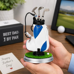 ⛳Golf Pen Holder + 3-Pen Set🏌️♂️Elevate Your Office Desk – A Hole-in-One for Style & Function