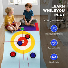 💥Last Day Special Sale 49% OFF👚 Tabletop Family Curling Game☄️☄️ Fun, Engaging, and Perfect for All Ages!
