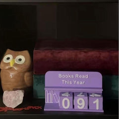Yearly Reading Counter – 3D Book Tracker for Reading Challenges