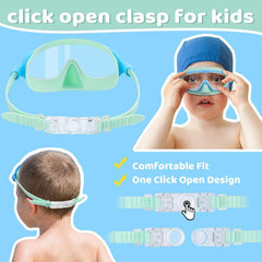 🔥LIMITED SALE 50% OFF!!🏆#1 Bestselling🏊♀️HD children's large frame waterproof and anti-fog swimming goggles