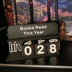 Yearly Reading Counter – 3D Book Tracker for Reading Challenges