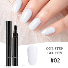 💅 Limited Time Buy 1 Get 1 Free ✨One Step Nail Gel Pen🎨Free handheld mini UV nail lamp💡