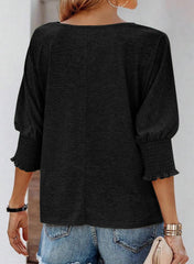 🔥Clearance Sale🏆Women's Fashion 3/4 Sleeve Crewneck Basic Business T-Shirts