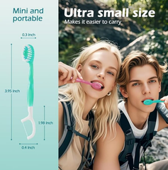 🔥 Final Day: £8.99 Only⏰️Disposable 5-in-1 Prepasted Travel Toothbrush with Floss Pick