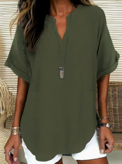 ⏰️Last Day Only 15.99 £⌛️Women's Casual V-Neck Button Top