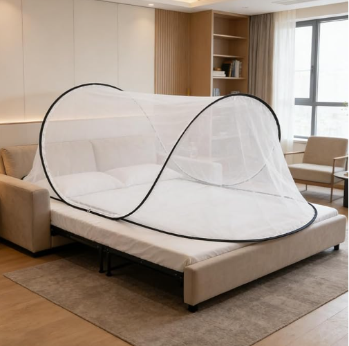 💥Last Day Special Sale 49% OFF👚Pop Up Mosquito Tent | Quick Setup Portable & Foldable Mosquito Net for Bedroom, Camping, Patio (77 * 30 * 23 Inch)