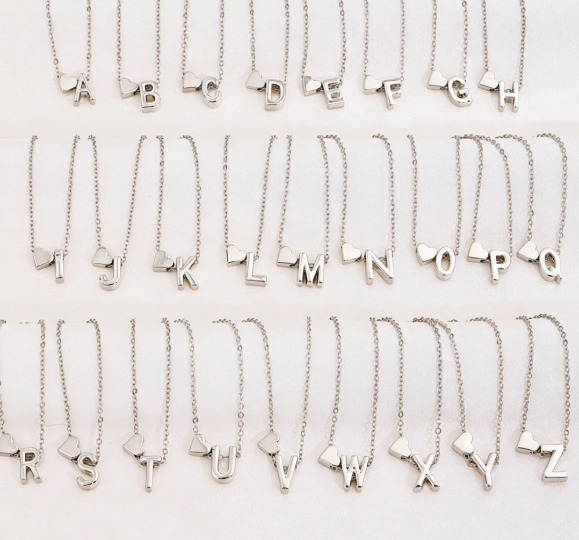 💥Last Day Special Sale 49% OFF📿Tiny Initial Necklaces Golden Heart Letter A-Z💖FREE SHIPPING TODAY🚀