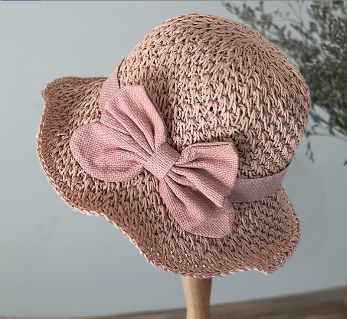 🌸LAST DAY SPECIAL PRICE!!🌸Elegant Woven Straw Sun Hat with Bow
