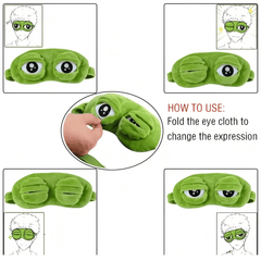 🐸 Final Day: £9.99 Only⏰️ 3D Cute Frog Sleep Mask