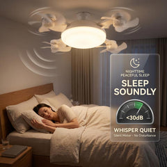 🌀LAST DAY SALE 50% OFF!!❄️Aerolux™ Ceiling Fan Light – 2-in-1 Silent LED with Remote 🌬️💡 Energy-Efficient Airflow & Dimmable Lighting for Bedrooms, Living Rooms & Conservatories 🏡✨