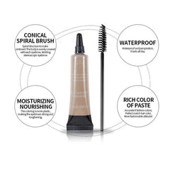 ⏳Last Day Buy 1 Get 1 Free ⭐Long-lasting Waterproof Smudge-proof Liquid Eyebrow Gel/Tint(With Free Brush)