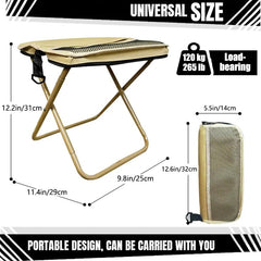 🔥49% OFF🔥Ultra-Light Folding Stool – Supports Up to 265 lbs