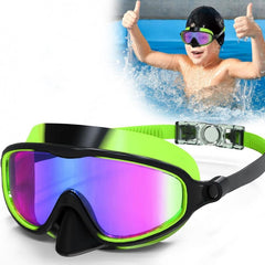 🔥LIMITED SALE 50% OFF!!🏆#1 Bestselling🏊♀️HD children's large frame waterproof and anti-fog swimming goggles