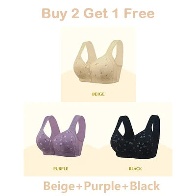 š¹Buy 2 Get 1 Freeš¹Design for Senior Front Closure Cotton Braš