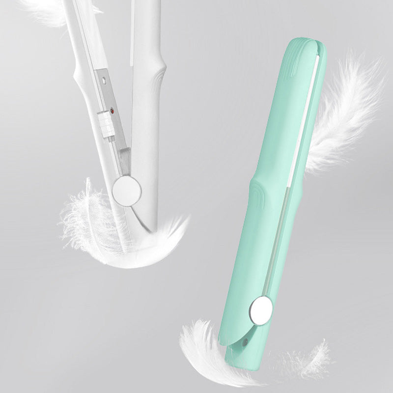🎁Hot Sale 49% OFF⏳2-in-1 Mini Curling Wand & Flat Iron Hair Straightener