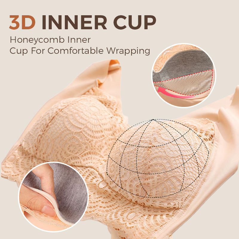 🤩LAST DAY SALE-49% OFF🔥Ultimate Lift & Support Lace Plus-Size Bra