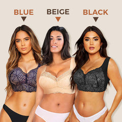 🤩LAST DAY SALE-49% OFF🔥Ultimate Lift & Support Lace Plus-Size Bra