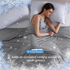 💥Final 6 Hours 50% OFF💥🍃Cooling Blanket for Hot Sleepers - Summer Must Have🎁