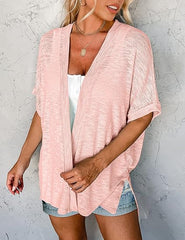 🔥Summer Hot Sale 49% OFF💝2025 New Stylish Flowy Short Sleeve Cardigan