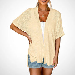 🔥Summer Hot Sale 49% OFF💝2025 New Stylish Flowy Short Sleeve Cardigan