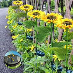 🌻30% OFF FLASH SALE ! Sunflower Solar Lights – Glowing Decor for Garden ✨🌿【Hurry Up】