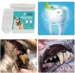 🐕Buy 2 Get 1 Free🐕Finger Wipes for Dental Cleaning of Pets