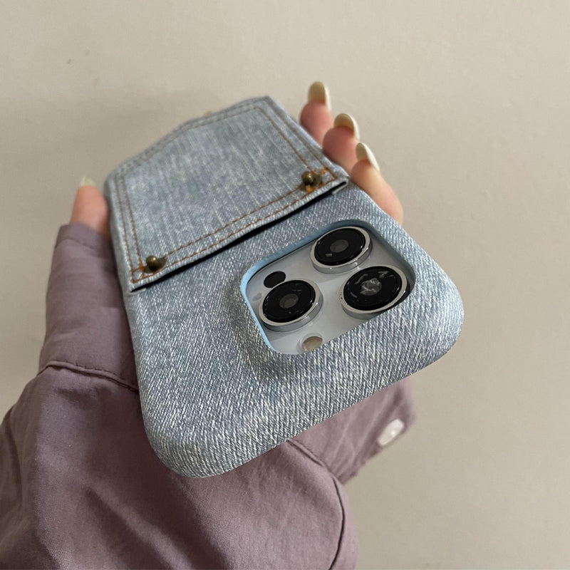 Vintage Phone Case with Card Slot for iPhone