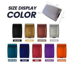 🔥Black Friday promotion 50 % off discount🔥RFID Blocking Aluminum Wallet Credit Cards Holder