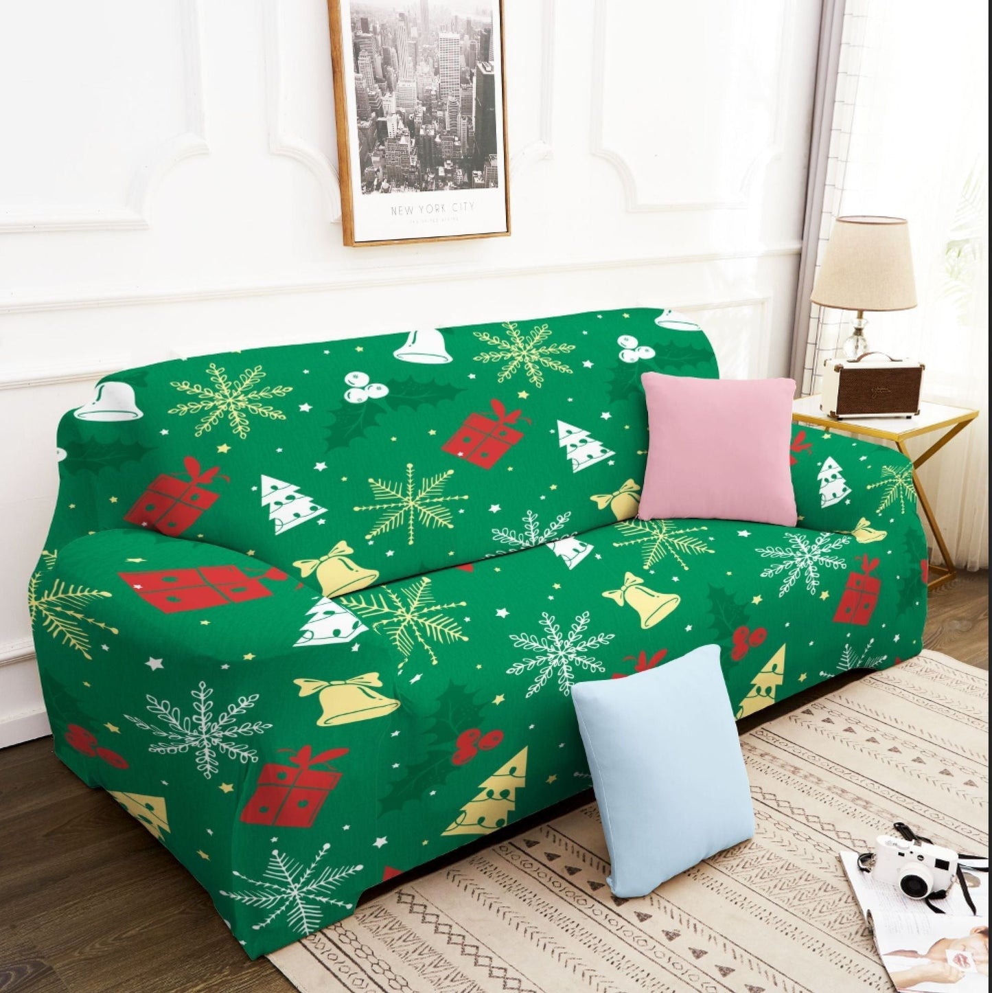 šChristmas Limited 50% OFF !!š
Christmas-Full-wrapped Universal Stretch Sofa Coverš