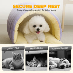 💥Hot Sale 50% OFF🐈Removable and Washable Winter Closed-off Cat Bed💝