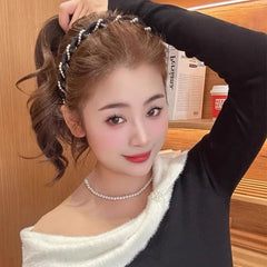 💥Hot Sale 50% OFF💝BUY 1 GET 2 FREE🌈Vintage High Cranium Artificial Pearl Hairband
