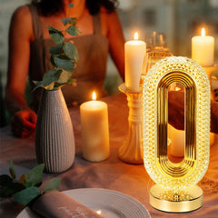 💥Last Day Special Sale 49% OFF👚50K+ SOLD! 🎁✨Rechargeable Luxury Crystal LED Night Light Lamp