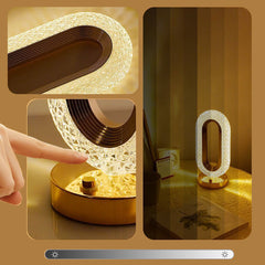 💥Last Day Special Sale 49% OFF👚50K+ SOLD! 🎁✨Rechargeable Luxury Crystal LED Night Light Lamp