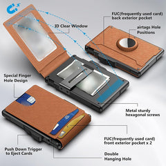 ✨New Arrival ✨💖Valentine's DayHot Sale 60% OFF✨Men's Slim Leather Wallet with Pop - Up & RFID Blocking