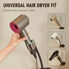 ⏳Limited-time 50% off⏰No-Drill Hair Dryer Holder with Suction Cup