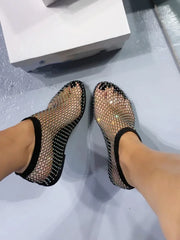🥳2026 HOT SALE🥳💞50K+ SOLD!👵🔥 50% OFF! Shiny Gem Mesh Flats – Feel like walking on clouds! Cushioned insole, soft mesh fabric. Add a little sparkle to your everyday steps. Perfect for shopping or coffee dates. ✨🌸