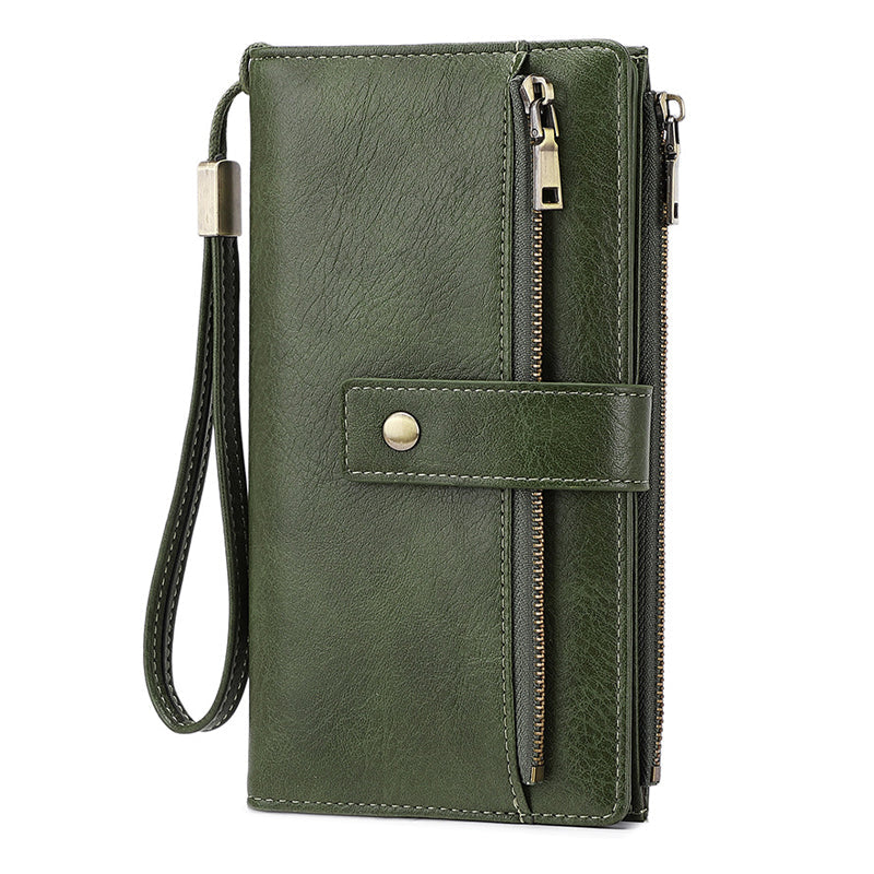 🔥Free Shipping🚚 Women's Retro Style RFID Blocking Tri-fold Wallet