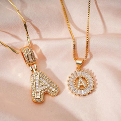 🌸LAST DAY SPECIAL PRICE!!🌸Gold Alphabet Pendant Necklace