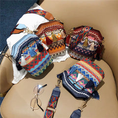 🌸LAST DAY SPECIAL PRICE!!🌸Bohemian Embroidered Tassel Crossbody Bag