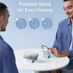 🔥Free Shipping & 50% OFF🔥Mini Foldable Wireless Magnetic Power Bank with Stand