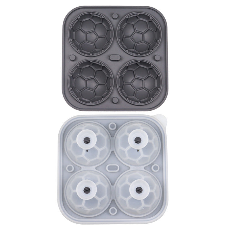 🏆BUY 2 GET 1 FREE!!🔥Football Shape Silicone Ice Ball Mold ⚽🍺